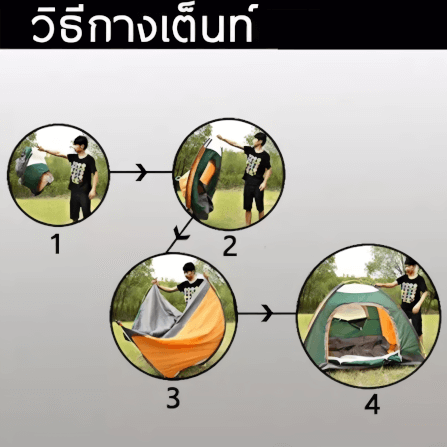 เต็นท์แคมป์ปิ้ง THAI SUN SPORT รุ่น CP-TENT-001-BU_2