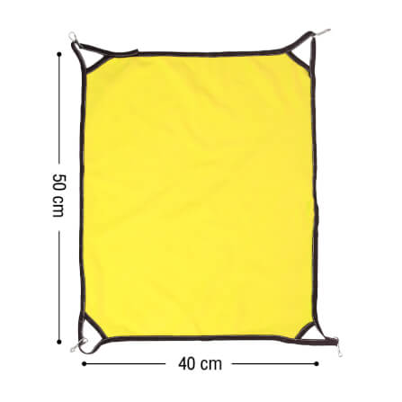 ที่นอนแมวแขวนกรง THAI SUN SPORT รุ่น PET0012-YL 40*50 สีเหลือง_3