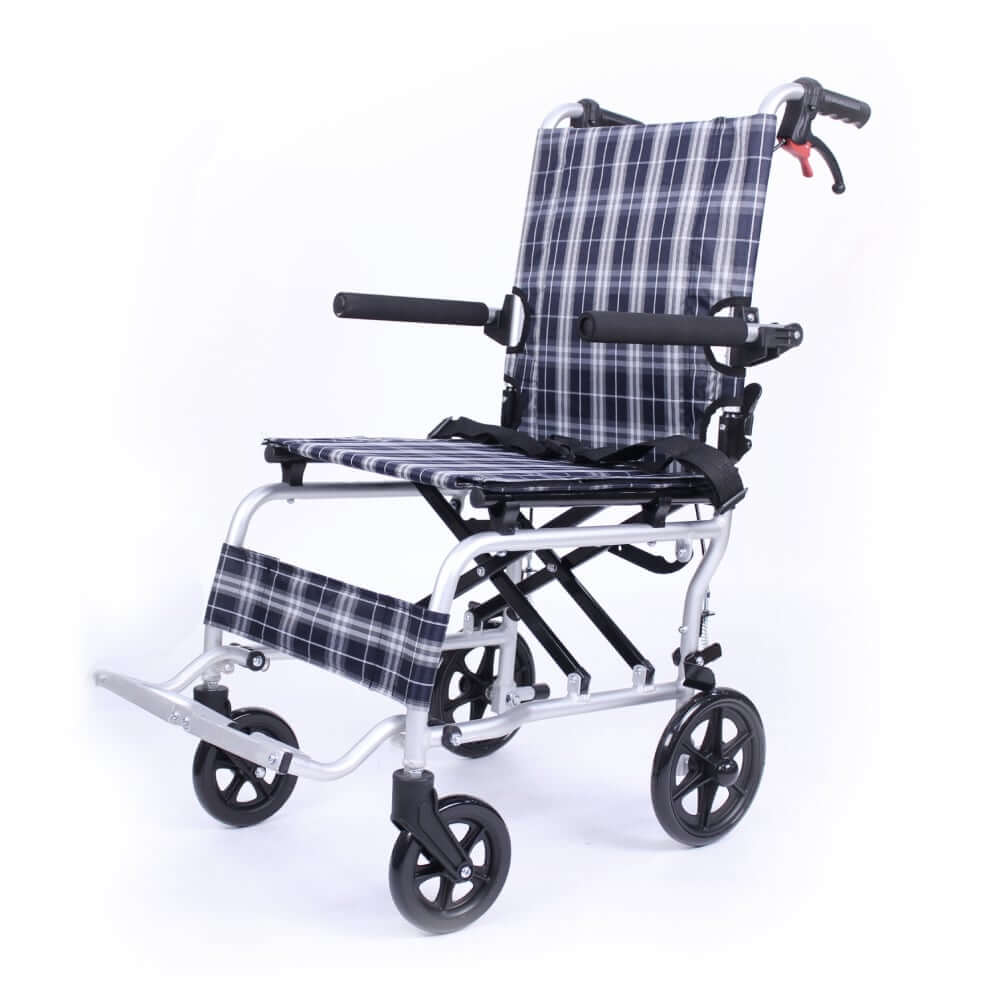 รถเข็นวีลเชร์ MEDILA VOYAGE DY019003LABJ อลูมิเนียม น้ำหนักเบา (ขึ้นเครื่องบินได้) _0