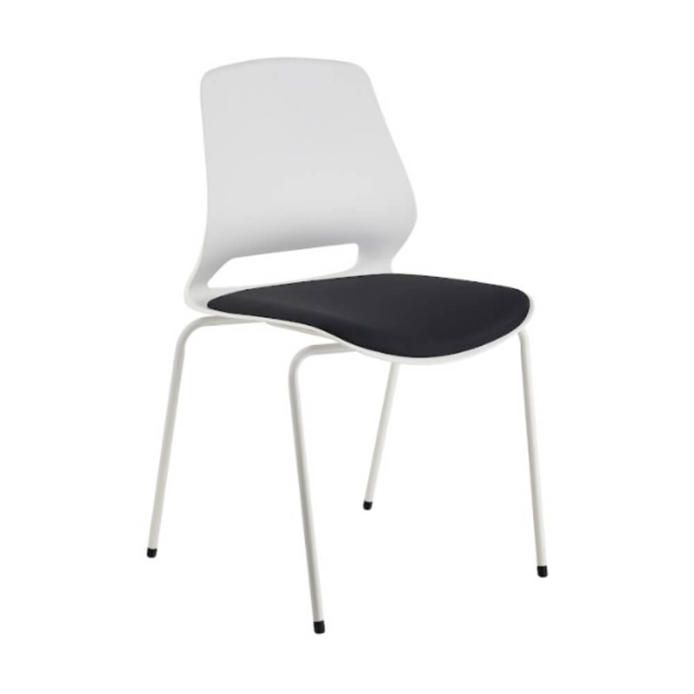 เก้าอี้รับรอง MEDILA รุ่น CH0186-BK-WH สีขาว-ดำ_0