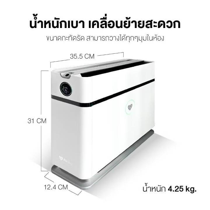 [พรีออเดอร์] เครื่องฟอกอากาศAIRDOG X1 กรองฝุ่น PM2.5 ไวรัส กำจัดฟอร์มาลดีไฮด์ ฟอกกลิ่น พื้นที่ 14 ตร.ม AIR PURIFIER_4