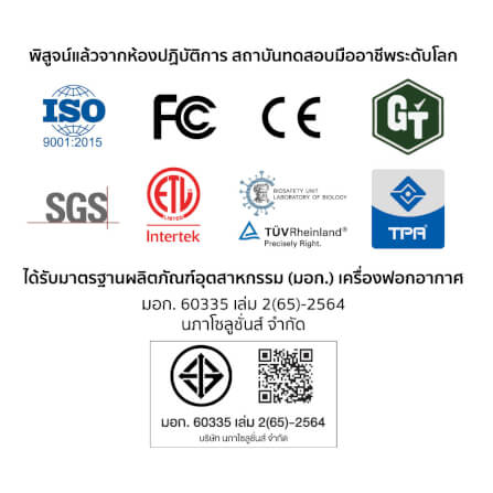 [แพ็คคู่คุ้มกว่า] เครื่องฟอกอากาศ AIRDOG X1 กรองฝุ่น PM2.5 ไวรัส กำจัดฟอร์มาลดีไฮด์ ฟอกกลิ่น พื้นที่ 14 ตร.ม (2 เครื่อง)_8