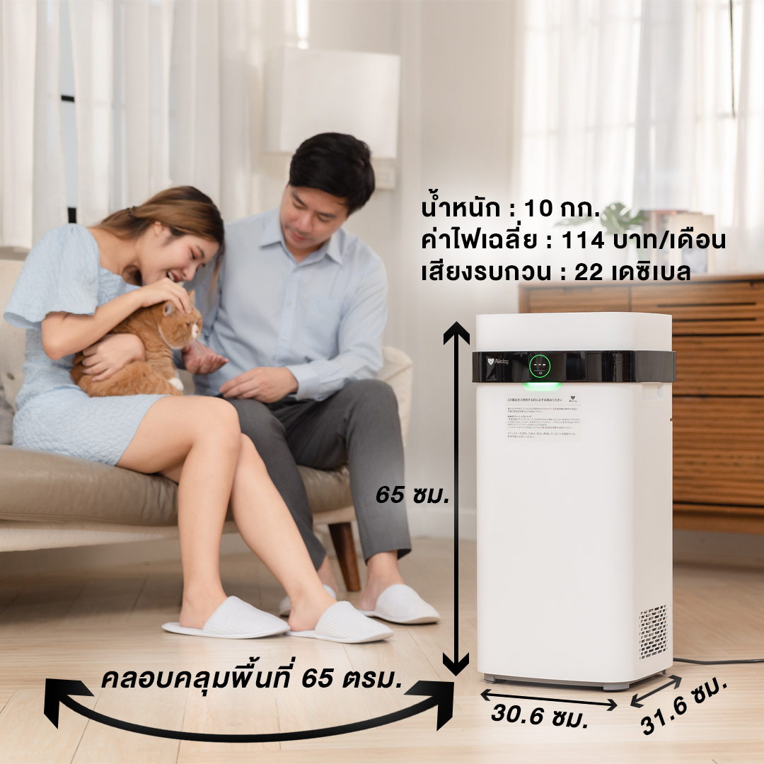 เครื่องฟอกอากาศAIRDOG X5Pro สีขาว ( 30-65 ตร,ม)_10