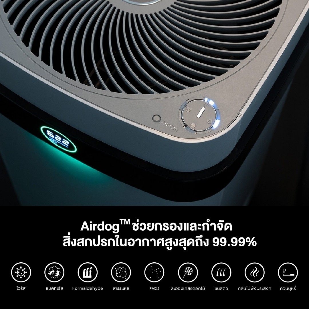 เครื่องฟอกอากาศ 30 ตร.ม. Airdog X3 ขาว_3