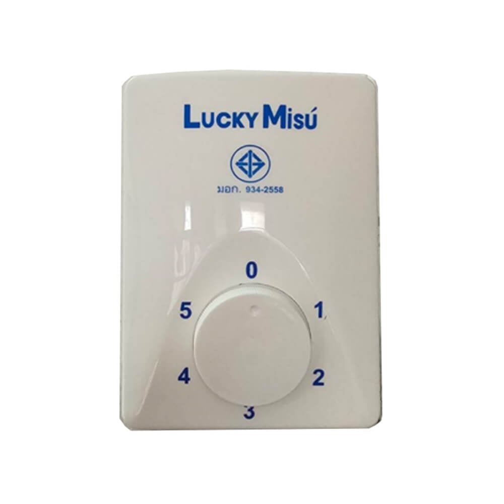 พัดลมติดเพดาน 56 นิ้ว LUCKY MISU สีขาว รุ่น 5 สปีด มีสลิง_2