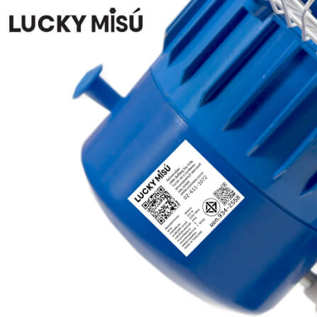 พัดลมอุตสาหกรรม 24 นิ้ว LUCKY MISU LM24 ฟ้า รุ่นขาตั้งกล้อง กางวางได้ทันที มีตัวล็อกด้านใน_5