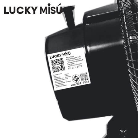 พัดลมอุตสาหกรรม 20 นิ้ว LUCKY MISU LM254 ดำ_5