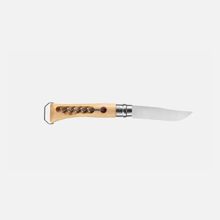 มีดพับพกพา OPINEL NO.10 WITH CORKSCREW & BOTTLE OPENER_1