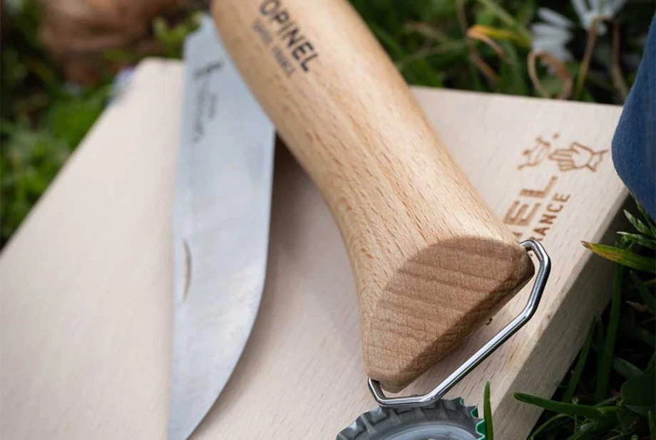 มีดพับพกพา OPINEL NO.10 WITH CORKSCREW & BOTTLE OPENER_4