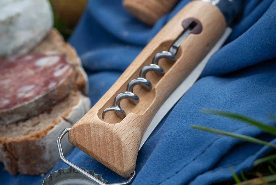 มีดพับพกพา OPINEL NO.10 WITH CORKSCREW & BOTTLE OPENER_5