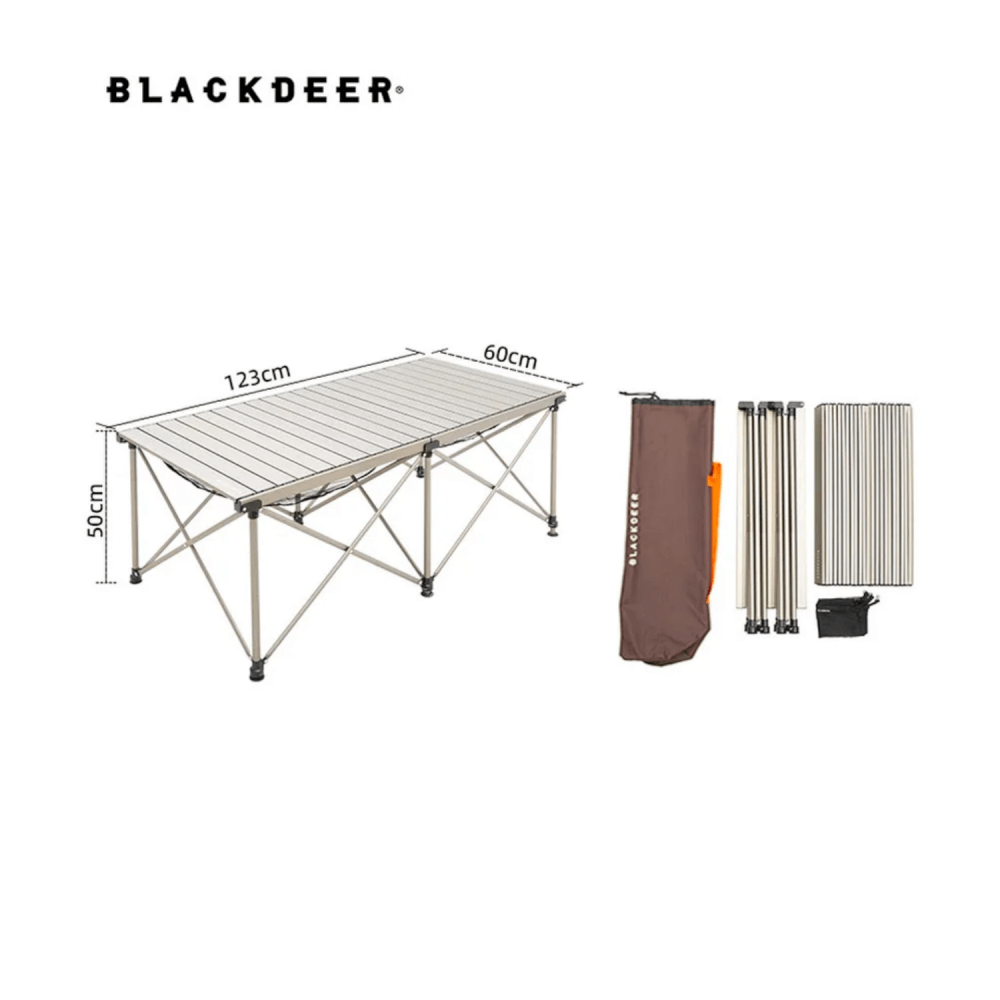 โต๊ะพับแคมป์ปิ้ง Blackdeer Aluminum Alloy Egg Roll Table Max สีเทา_2