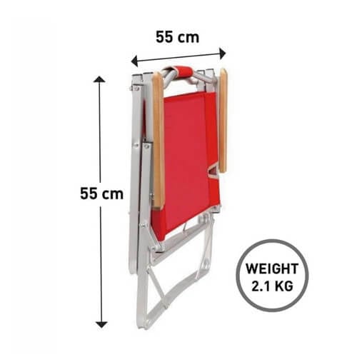 เก้าอี้ Coleman รุ่น Compact Folding Chair สี Red_4