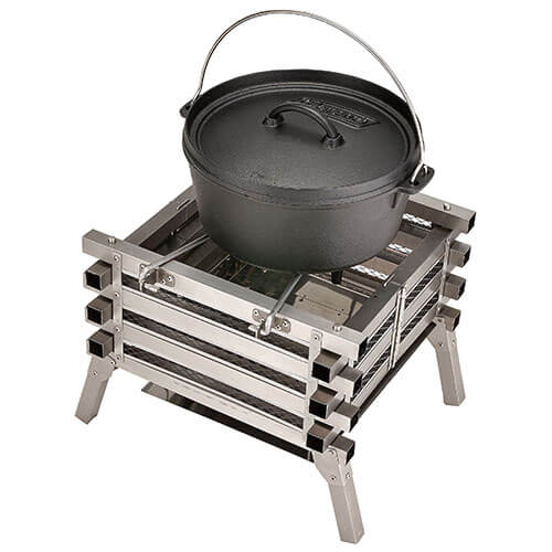 เตาถ่าน Coleman JP Fireplace Stainless 23233_4