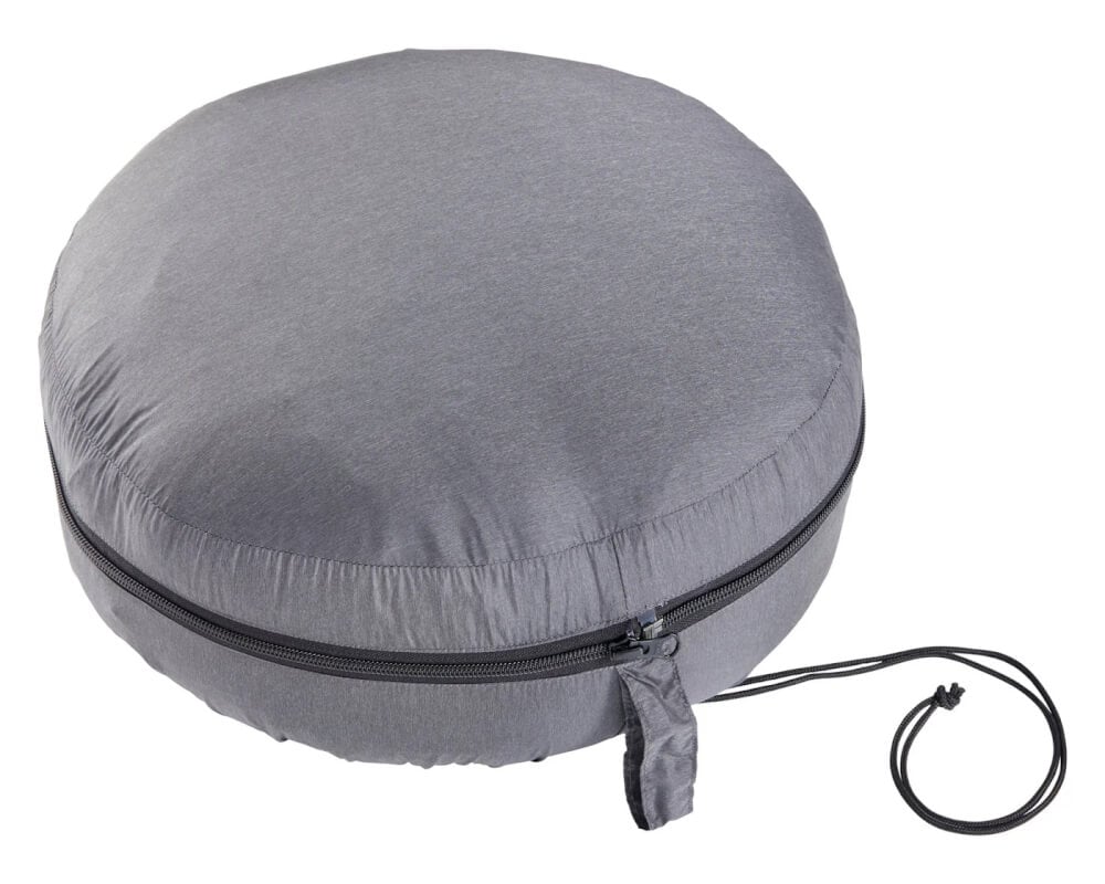 ผ้าห่มขนห่าน Nordisk Kiby Packable Down Travel สี Ash Black/Cranberry Red_4