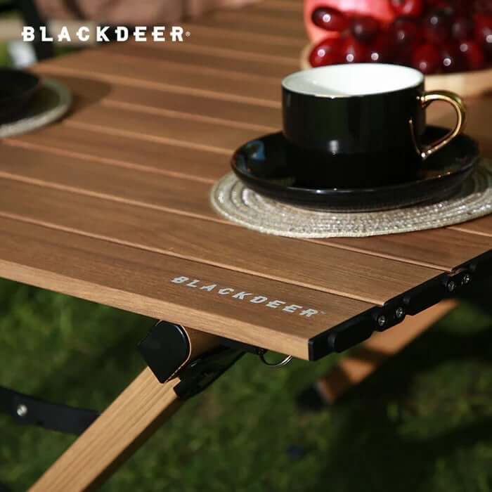 โต๊ะแคมป์ปิ้ง Blackdeer Wood Veins Aluminum Egg Roll Table 90_5
