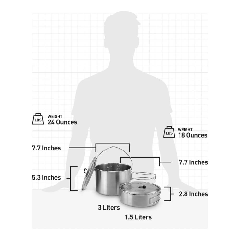 ชุดหม้อสแตนเลส Solo Stove 2 Pot Set_6