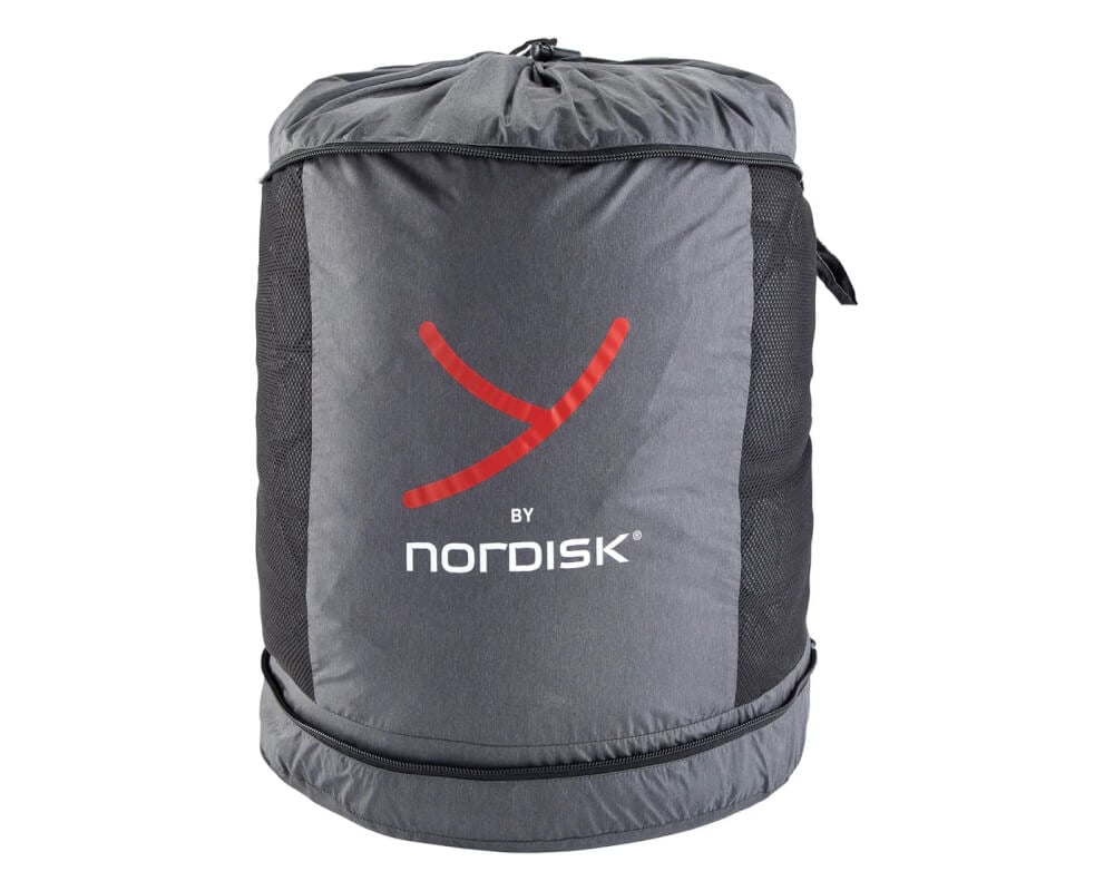 ผ้าห่มขนห่าน Nordisk Kiby Packable Down Travel สี Ash Black/Cranberry Red_6