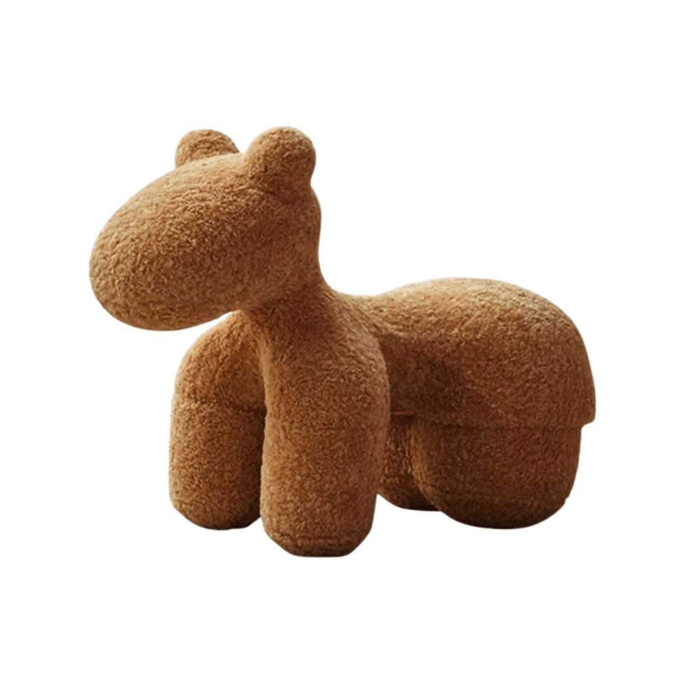 สตูล MY DOLLS HOUSE PONY FURRY 70 ซม. สีน้ำตาลอ่อน_0