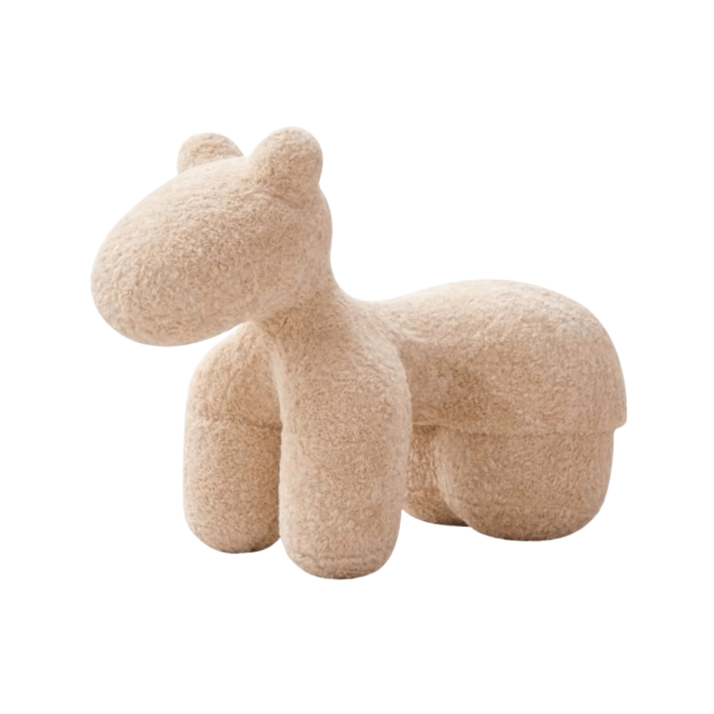 สตูล MY DOLLS HOUSE PONY FURRY 70 ซม. สีเบจ_0