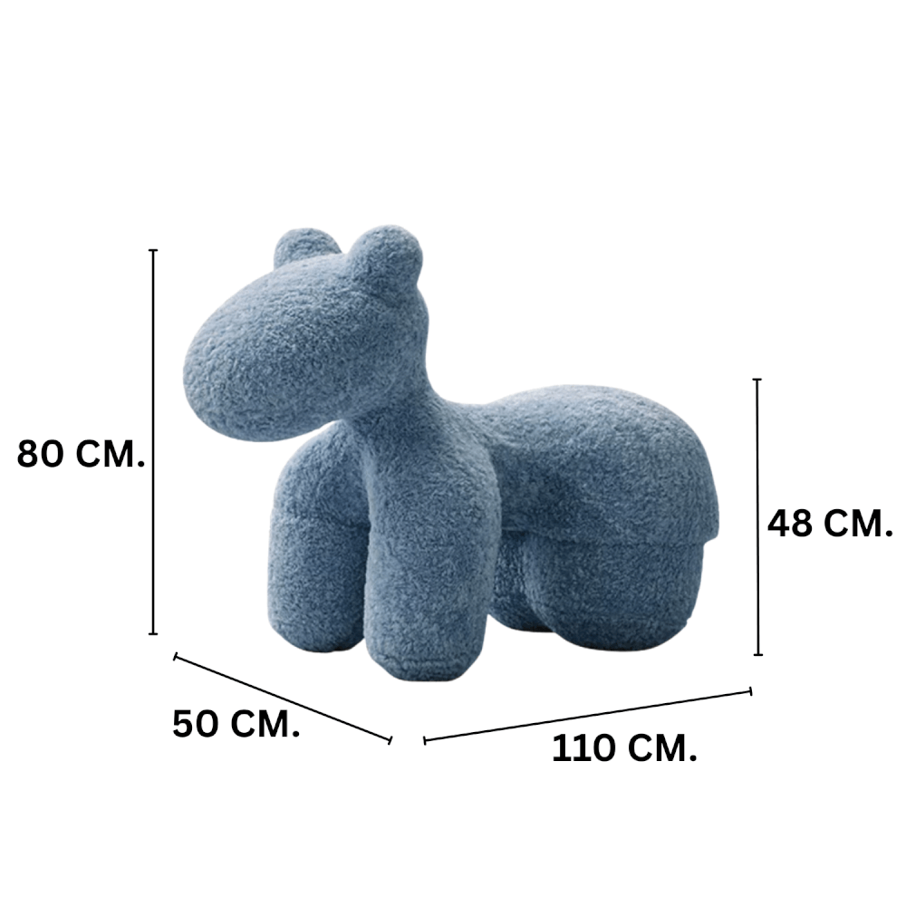สตูล MY DOLLS HOUSE PONY FURRY 80 ซม. สีฟ้า_1