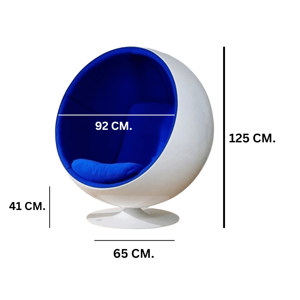 เก้าอี้พักผ่อน MY DOLLS HOUSE THE ICONIC BALL สีน้ำเงิน_1