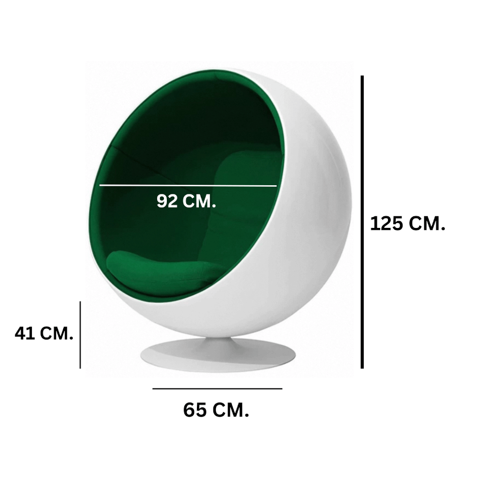 เก้าอี้พักผ่อน MY DOLLS HOUSE THE ICONIC BALL สีเขียว_1