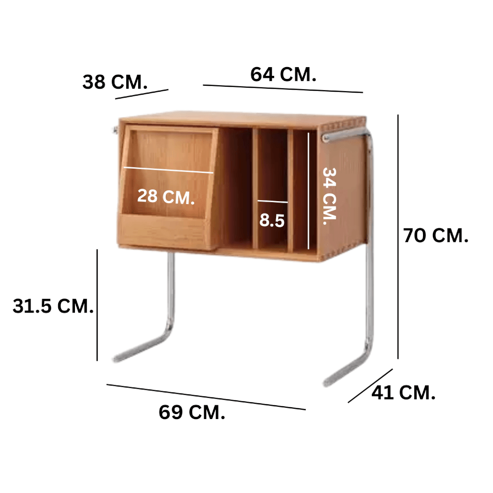 ตู้เก็บของ MY DOLLS HOUSE TAIME สีน้ำตาล