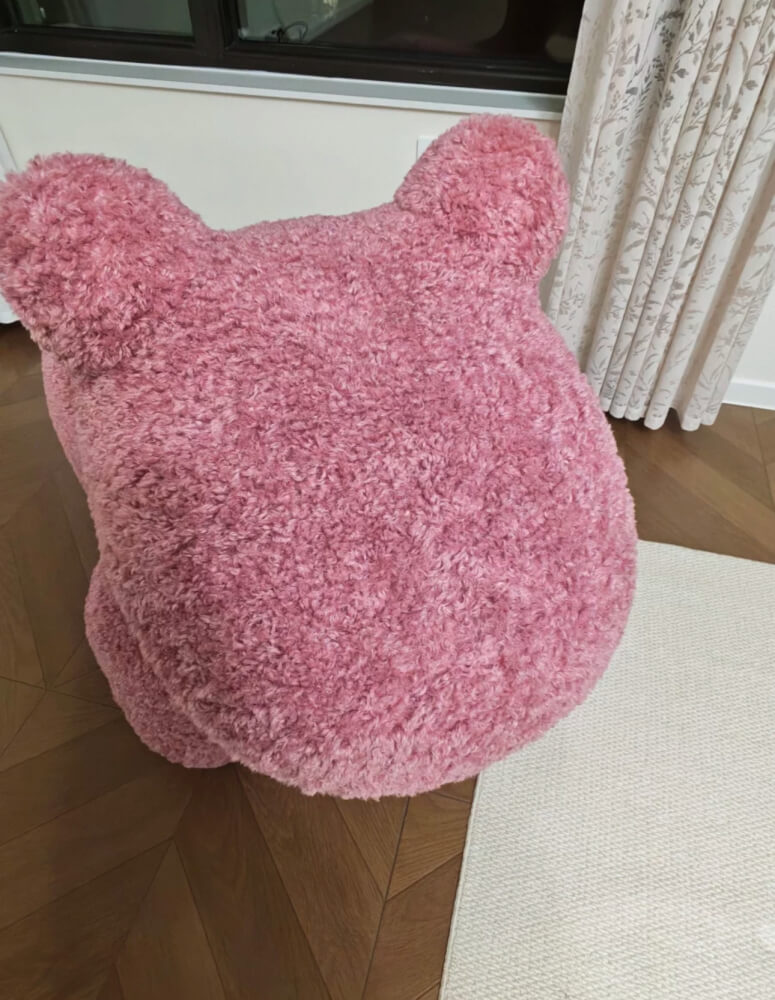 สตูล MY DOLLS HOUSE PONY FURRY 70 ซม. สีชมพู_3