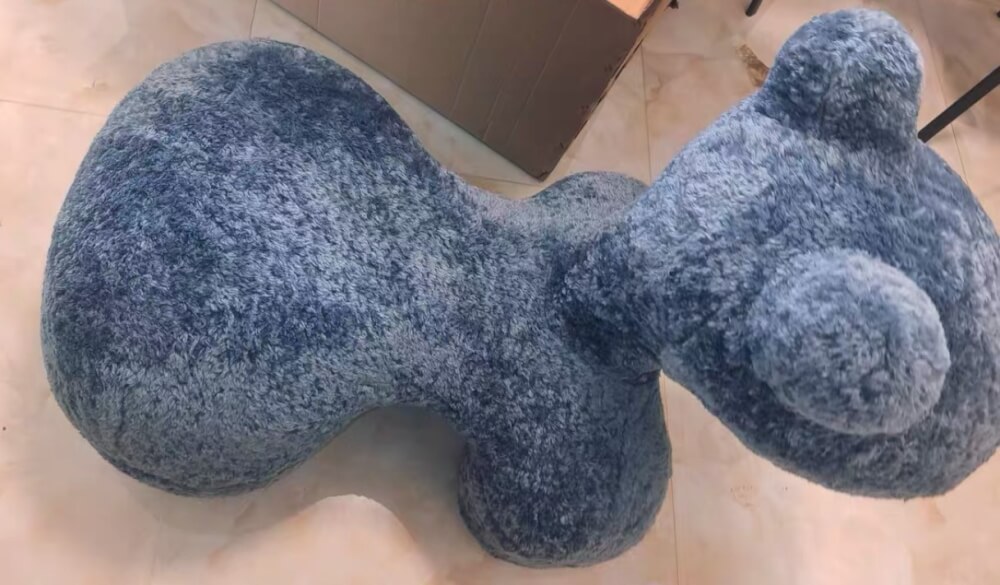 สตูล MY DOLLS HOUSE PONY FURRY 70 ซม. สีฟ้า_3