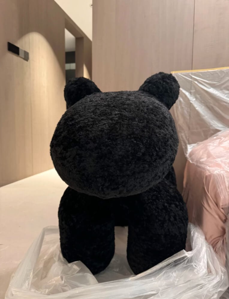 สตูล MY DOLLS HOUSE PONY FURRY 80 ซม. สีดำ_3