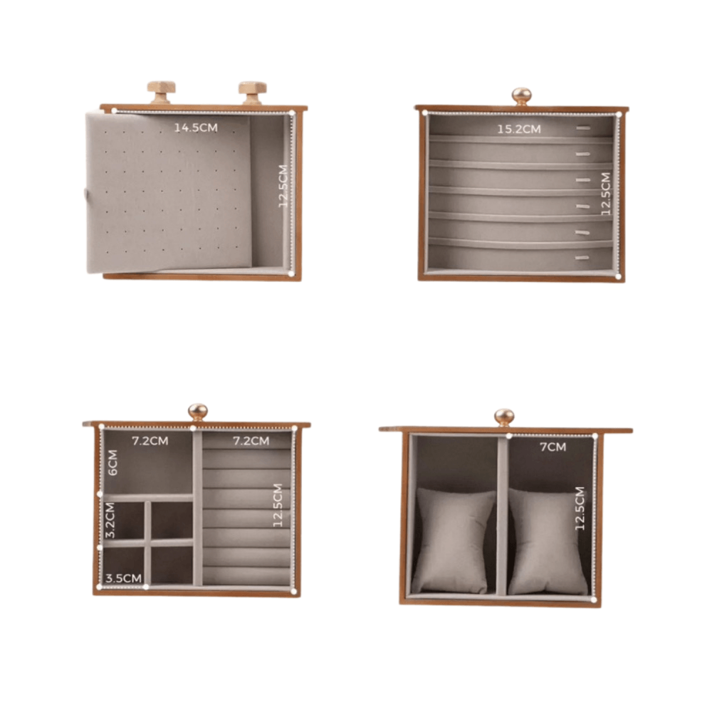 กล่องเก็บเครื่องประดับ MY DOLLS HOUSE NOMI 30 ซม. สีน้ำตาล