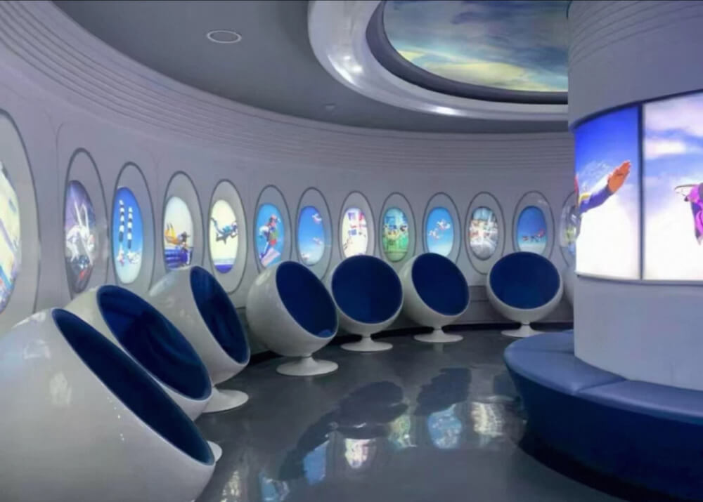 เก้าอี้พักผ่อน MY DOLLS HOUSE THE ICONIC BALL สีน้ำเงิน_4