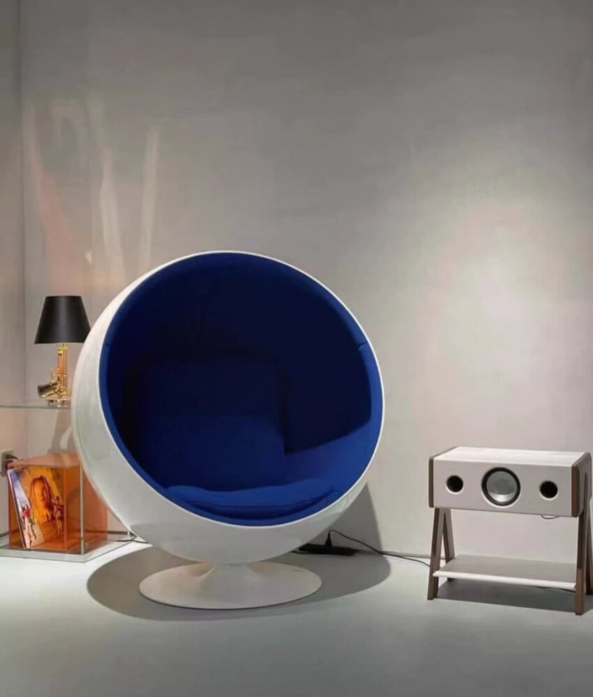 เก้าอี้พักผ่อน MY DOLLS HOUSE THE ICONIC BALL สีน้ำเงิน_5