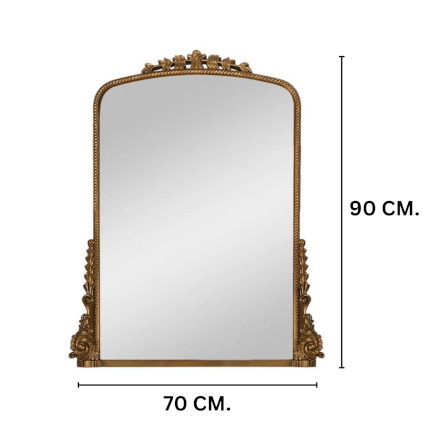 กระจกแขวนผนัง MY DOLLS HOUSE VANITY 90 ซม. สีทอง_1