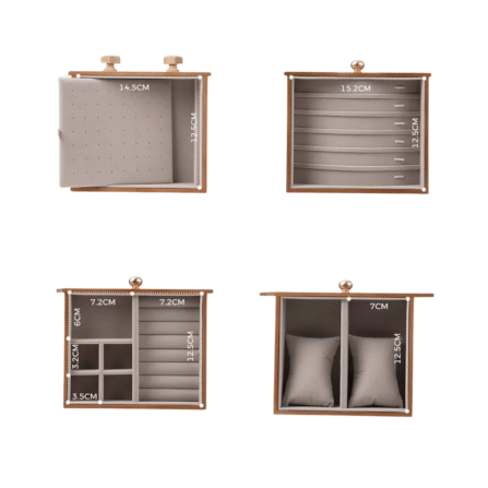 กล่องเก็บเครื่องประดับ MY DOLLS HOUSE NOMI 30 ซม. สีน้ำตาล_3