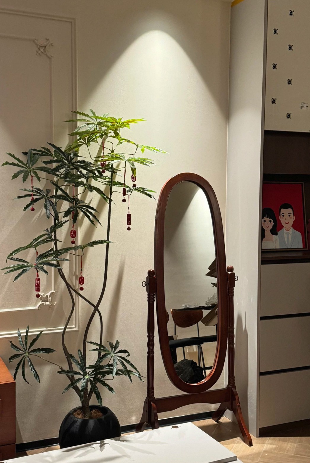 กระจกตั้งพื้น MY DOLLS HOUSE DOLLY น้ำตาลเข้ม_3