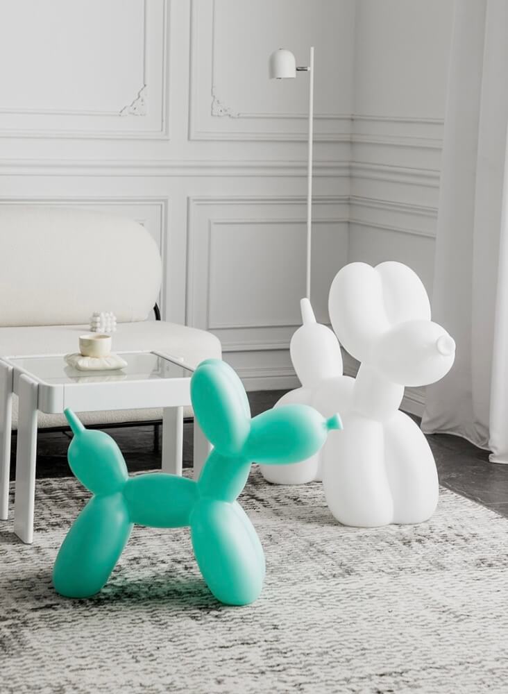 สตูลพลาสติก MY DOLLS HOUSE BALLOON DOGGY ADULT สีขาว_3