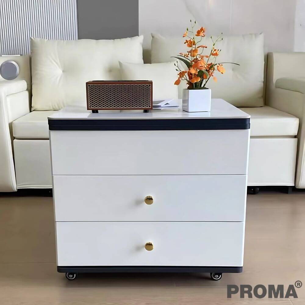 [PRE-ORDER] โต๊ะข้าง PROMA-ST-004WW ท๊อปโต๊ะหินสังเคราะห์ สีขาว_3