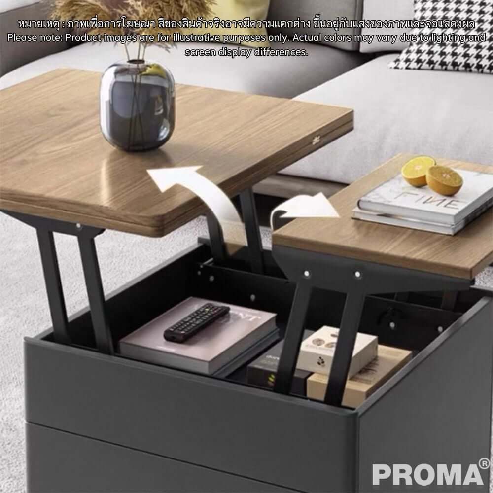 [PRE-ORDER] โต๊ะข้าง PROMA-ST-004WW ท๊อปโต๊ะหินสังเคราะห์ สีขาว_6