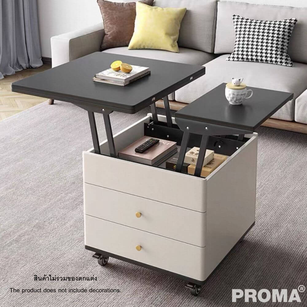 [PRE-ORDER] โต๊ะข้าง PROMA-ST-004CB สีครีม/ดำ_11