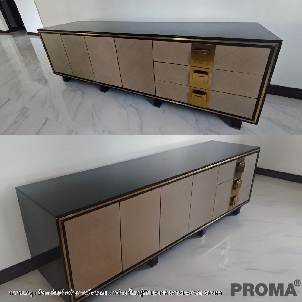 [Pre-order] ตู้วางทีวี PROMA-TVS-16A 180 ซม. สีดำ_5