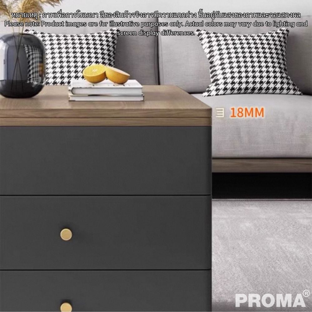 [PRE-ORDER] โต๊ะข้าง PROMA-ST-004B สีดำ_7
