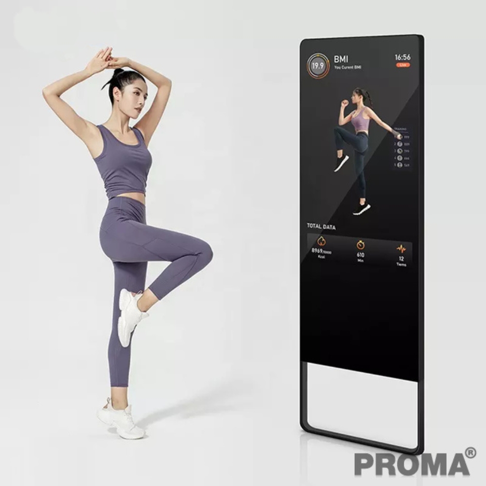 กระจกออกกำลังกายอัจฉริยะ หน้าจอสัมผัส ขนาด 43 นิ้ว Proma-MR17 สัมผัสได้มีกล้อง_11