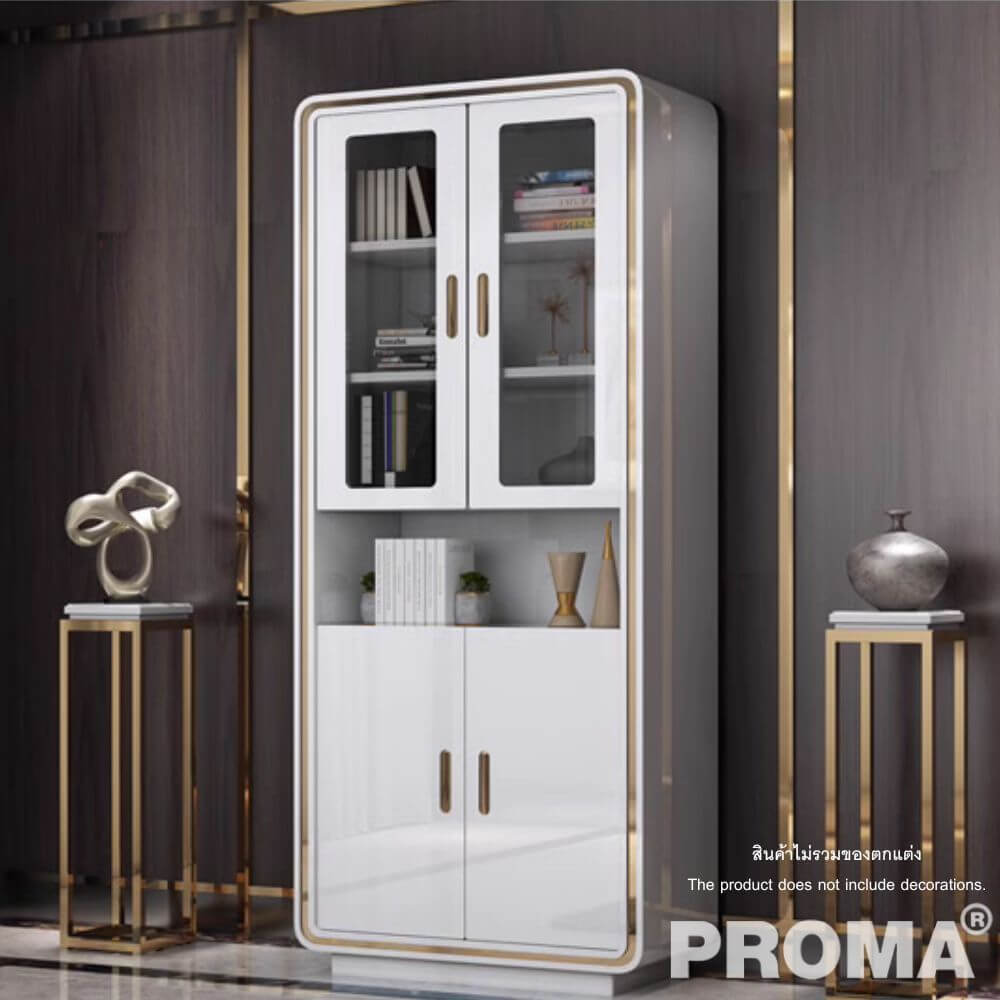  [Pre-order] ชั้นวางของ ตู้หนังสือ Proma-OD27WB สีขาว
