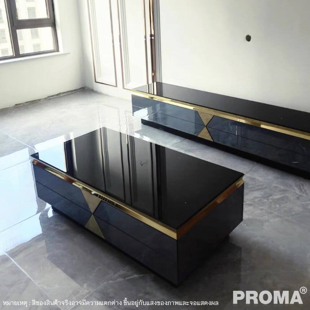 [Pre-order] โต๊ะกลาง PROMA TVS-05S150B สีดำ