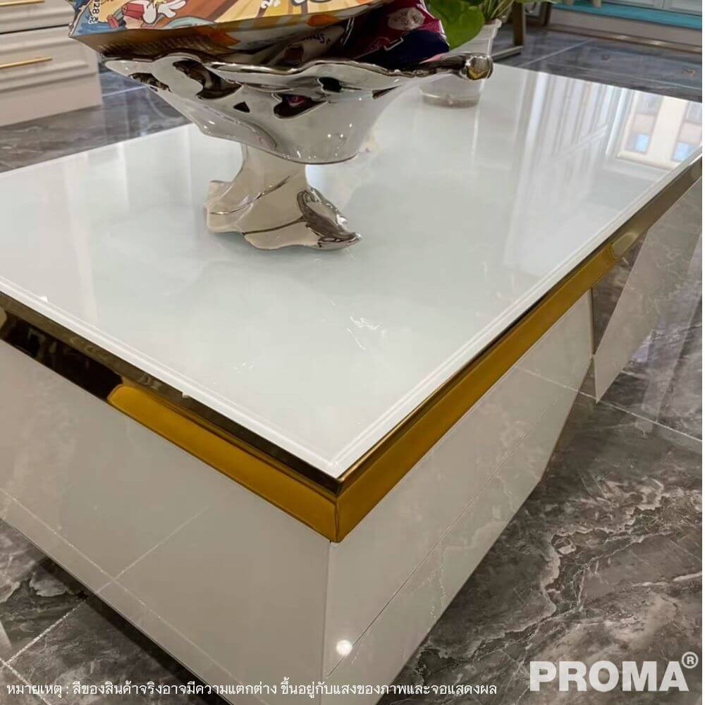[Pre-order] โต๊ะกลาง PROMA TVS-05S150W สีขาว