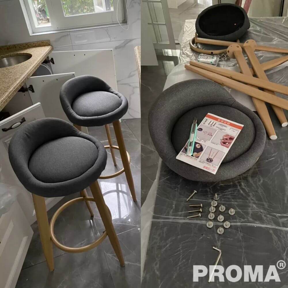 [Pre-order] เก้าอี้บาร์ PROMA-C-31-02 30 ซม. สีน้ำตาล