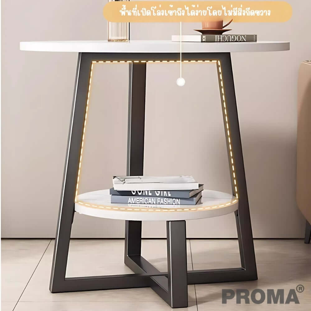 [Pre-order] โต๊ะข้าง Proma-CTB-73-02 สีดำ_5