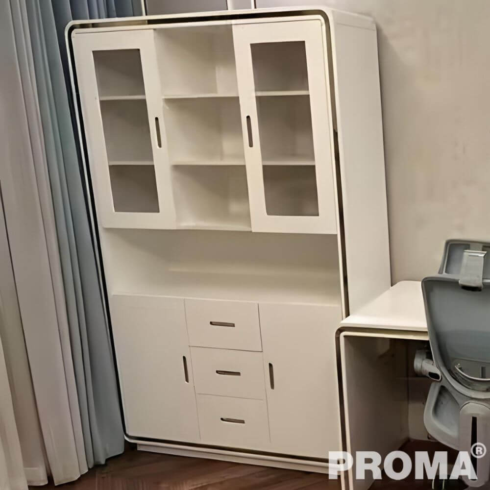 [Pre-order] ชั้นวางของ ตู้หนังสือ Proma-OD27WC สีขาว_6