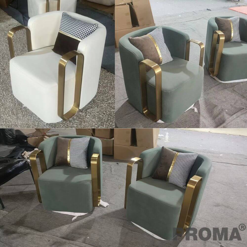 [Pre-order] เก้าอี้เลานจ์ เก้าอี้โซฟาเดี่ยว PROMA-C-39